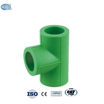 Yeşil PPR Azaltıcı Tee DIN16962 PPR Boru Ek Parçaları Hızlı Bağlantı