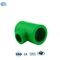 Yeşil PPR Azaltıcı Tee DIN16962 PPR Boru Ek Parçaları Hızlı Bağlantı